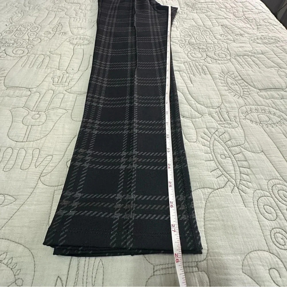 NWT Anthropologie Sanctuary L Plaid Leggings Gray Black Tan - Picture 7 of 9